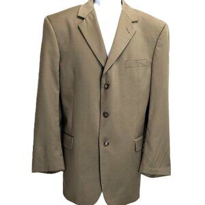 Jos A Bank Light Brown Blazer Sport Coat 43R 3 button Single Breast